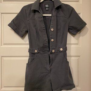 BGD Charcoal Grey Jean Jumpsuit